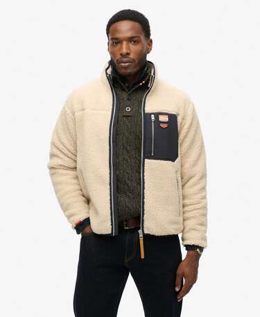 Vintage Retro Zip Fleece